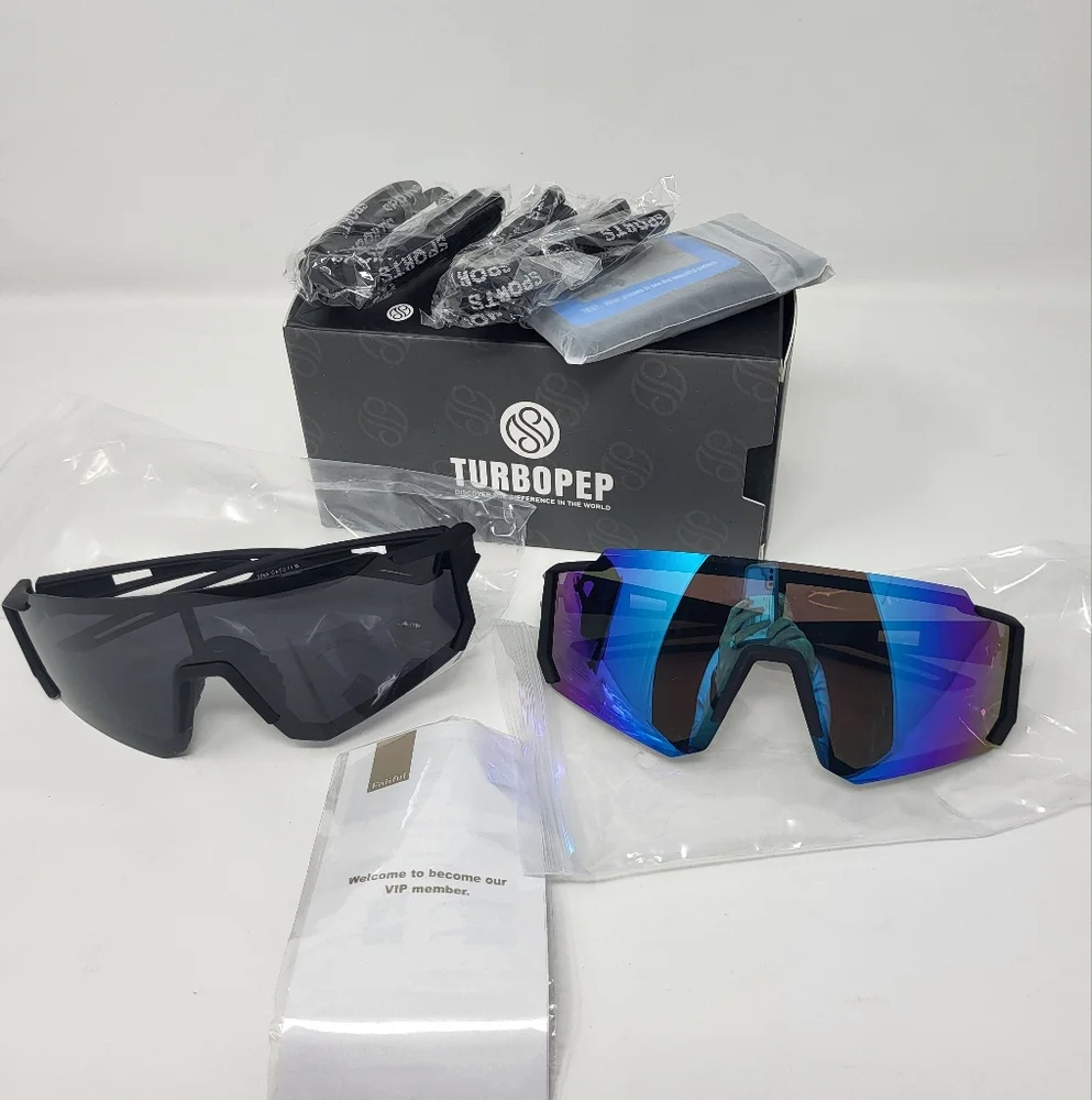 Turbopep Set Of 2 Sunglasses And Accessories New